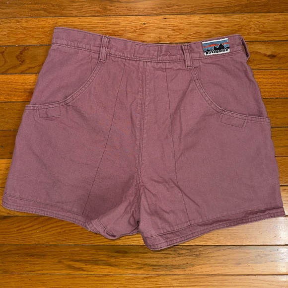 Women’s Patagonia Evening Mauve Organic Cotton Stand Up Shorts 3 1/2 inch Sz 8 - Picture 3 of 7